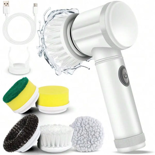 Xiaomi 5-in-1 Electric Spin Scrubber - Ultimate Deep Cleaning Brush with 5 Interchangeable Heads for Bathroom & Kitchen